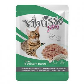 Vibrisse Jelly ТУНЕЦ И КОРЮШКА В ЖЕЛЕ консервы для кошек, пауч