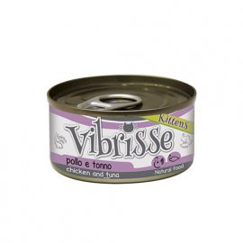 Vibrisse Kittens ТУНЕЦ И КУРИЦА консервы для котят