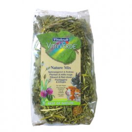 Vitakraft VITA VERDE Ribwort & Red clover - Сіно з подорожника та червоної конюшини для гризунів (25692), 70 г
