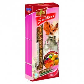 Vitapol Smakers Ласощі для гризунів та кроликів з фруктами, 90 г