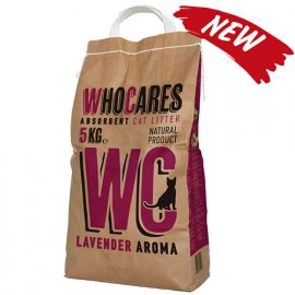 WhoCares Lavander Вбираючий наповнювач у котячий туалет із запахом лаванди